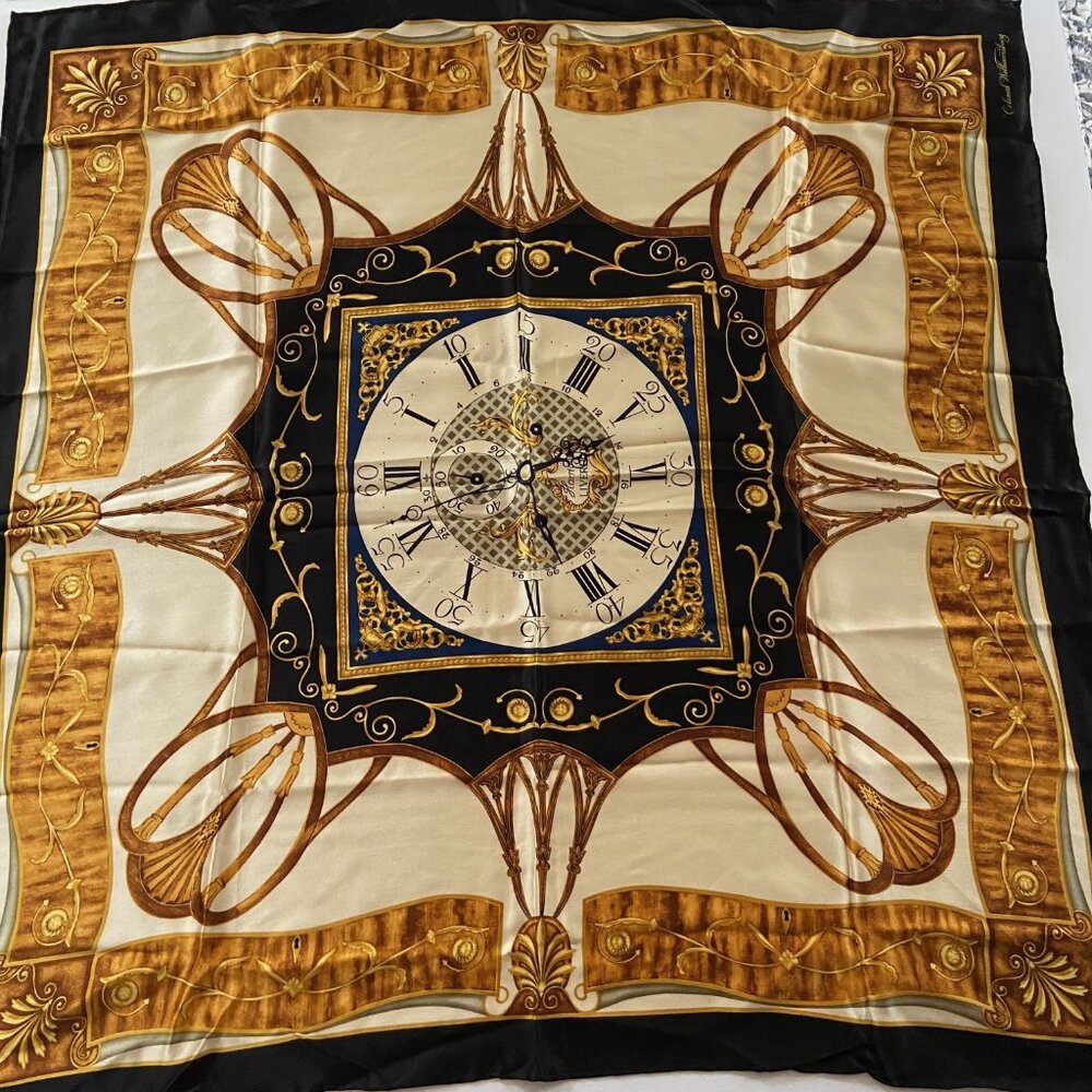Hermes Silk Scarf Carre 90 Colonial Williamsburg